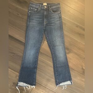 Mother The Insider Step Crop Fray size 26